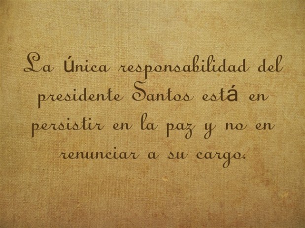 Plebiscito: la responsabilidad política de&nbsp;Santos