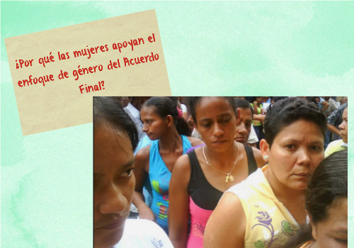 Mujeres salen a la Plaza de Bolívar a respaldar el Acuerdo&nbsp;Final